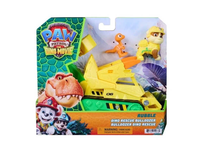 Paw Patrol Elokuva 3 Dino Teema Ajoneuvo Rubble