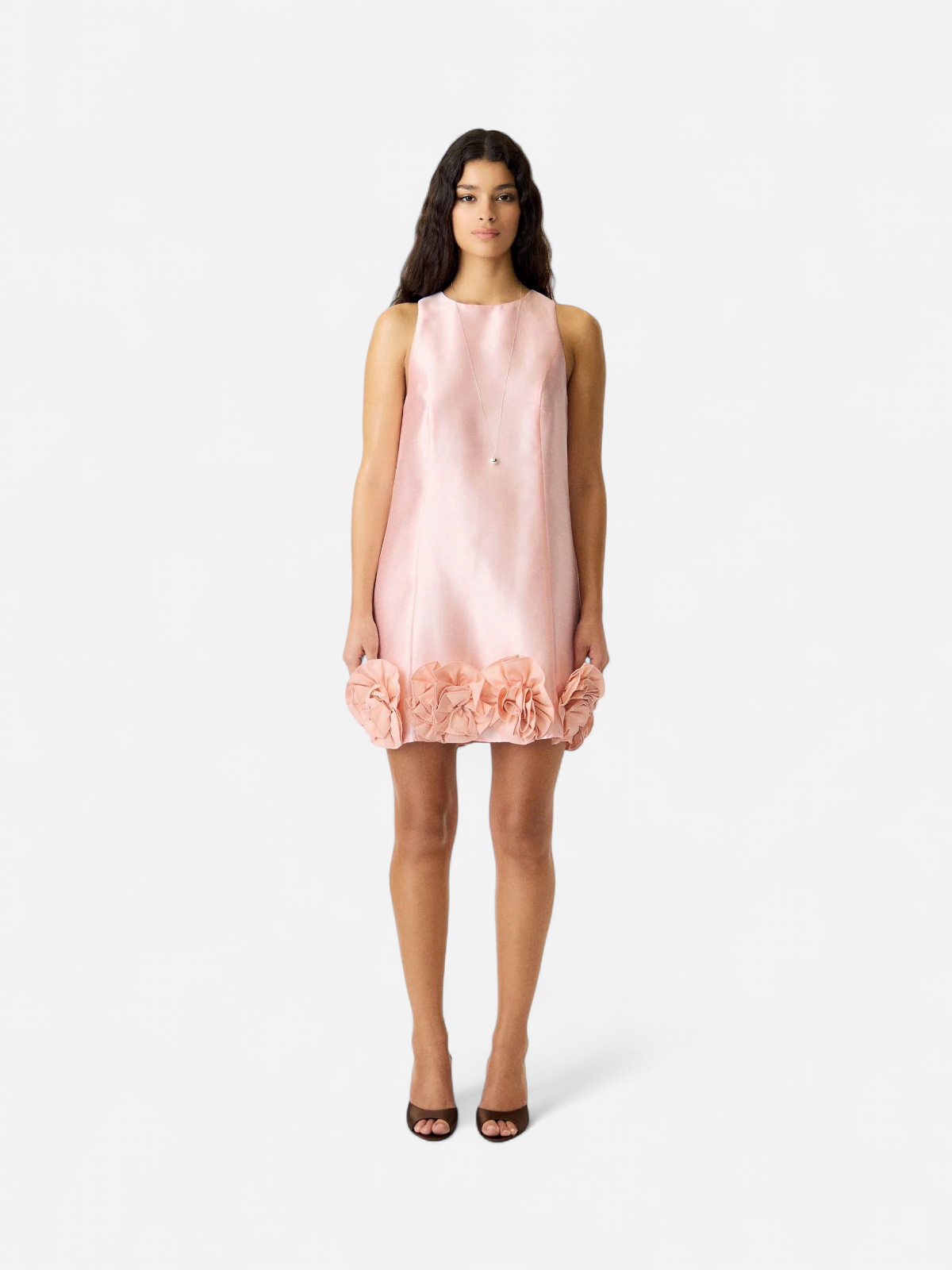 Y.A.S naisten mekko YASEllina Mini Dress, Blushing Rose