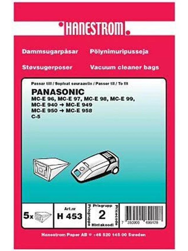 Haneström Pölypussit, mikrokuitu, 5kpl. DU12071 Vastaa: N/A