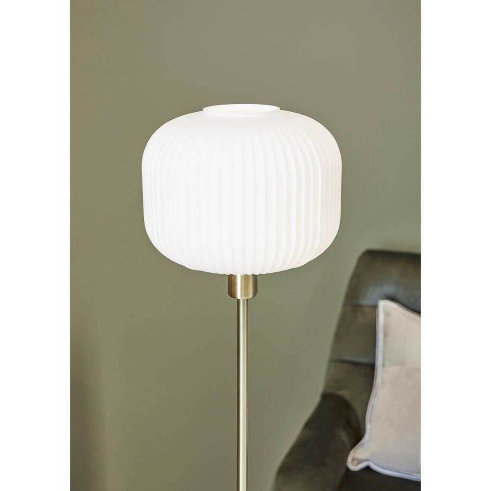 Sober Lattiavalaisin Brushed Brass/White - Markslöjd - Olohuone - Lasi