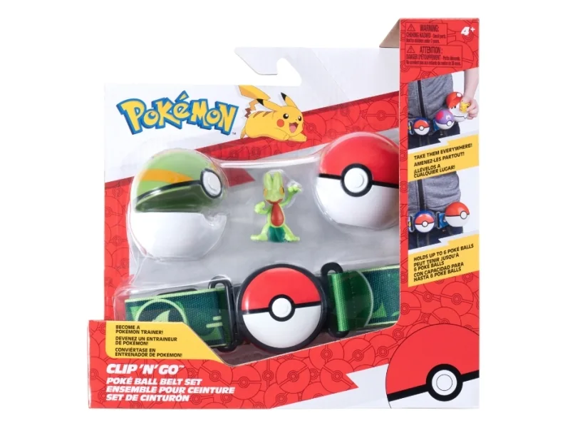 Pokemon Clip N Go vyö setti Tr eeko