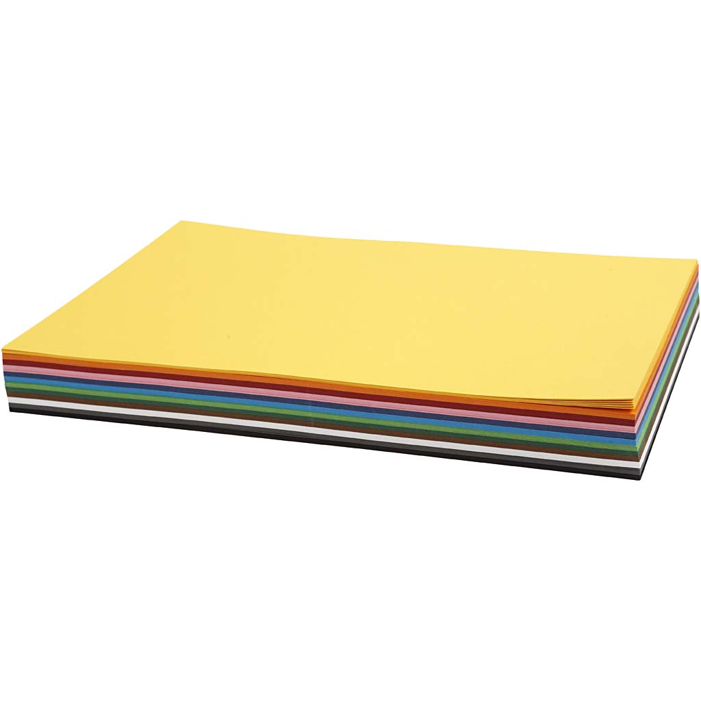Creativ Company Colored Cardboard A4 12 x 10 Sheets