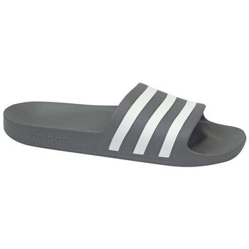ADIDAS ORIGINALS Pistokkaat 'Adilette Aqua' grafiitti / valkoinen