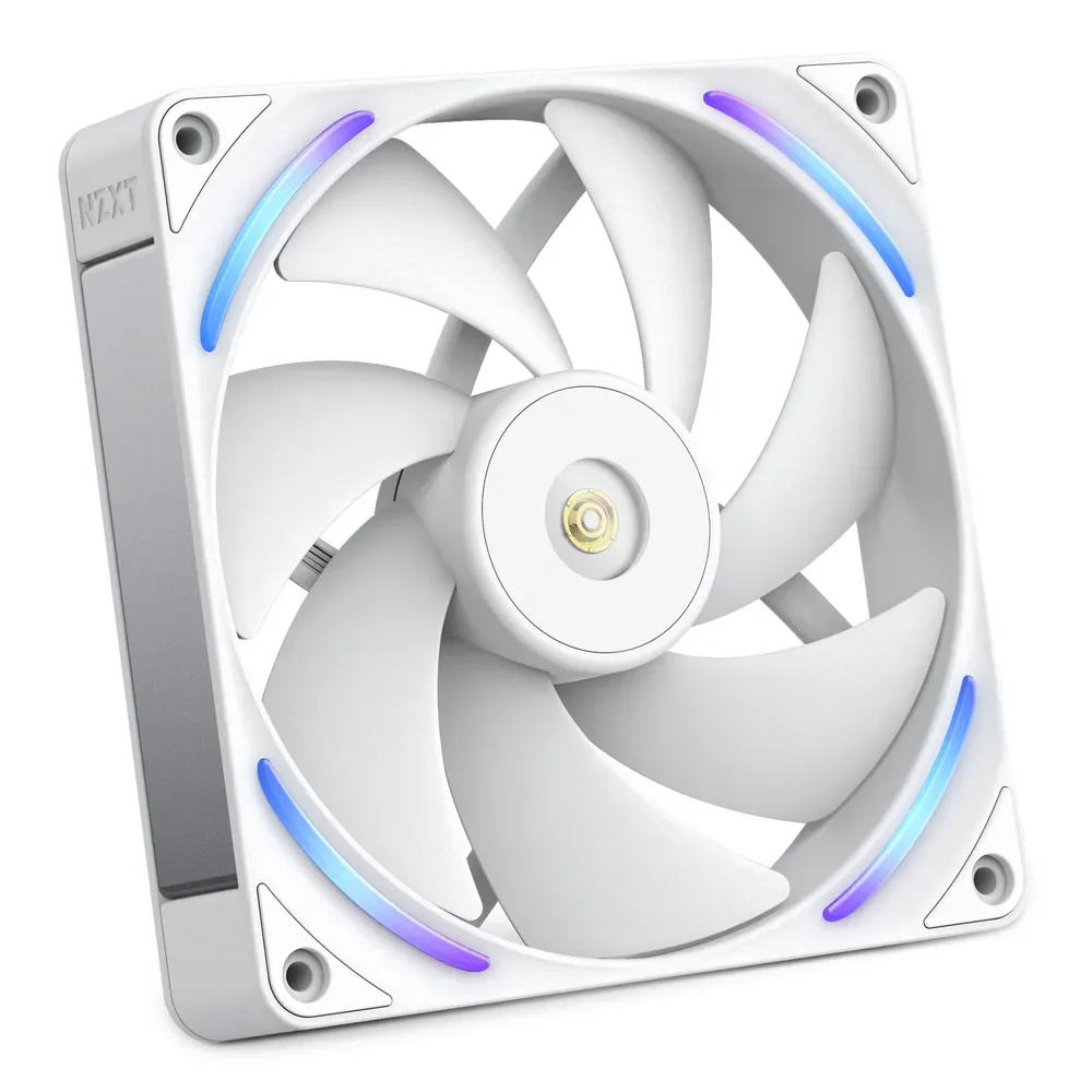NZXT F140X Performance PWM RGB -tuuletin, 140 mm, nestelaakeri, valkoinen