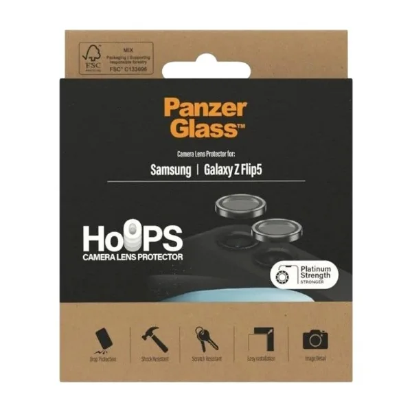 PanzerGlass Hoops™ Camera Lens Protector Galaxy Z Flip 5 | Black