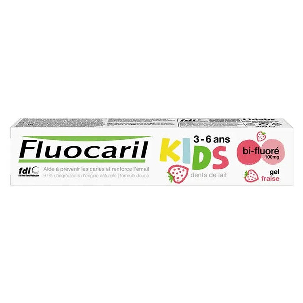Fluocaril Kids 3/6 Ans Gel Fraise 50 ml