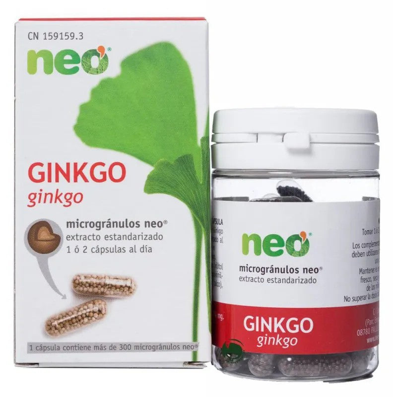 Neo Ginkgo Biloba Microgranules 45 kapselia