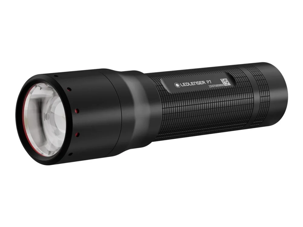 Ledlenser P7 flashlight, 650 lumen, black