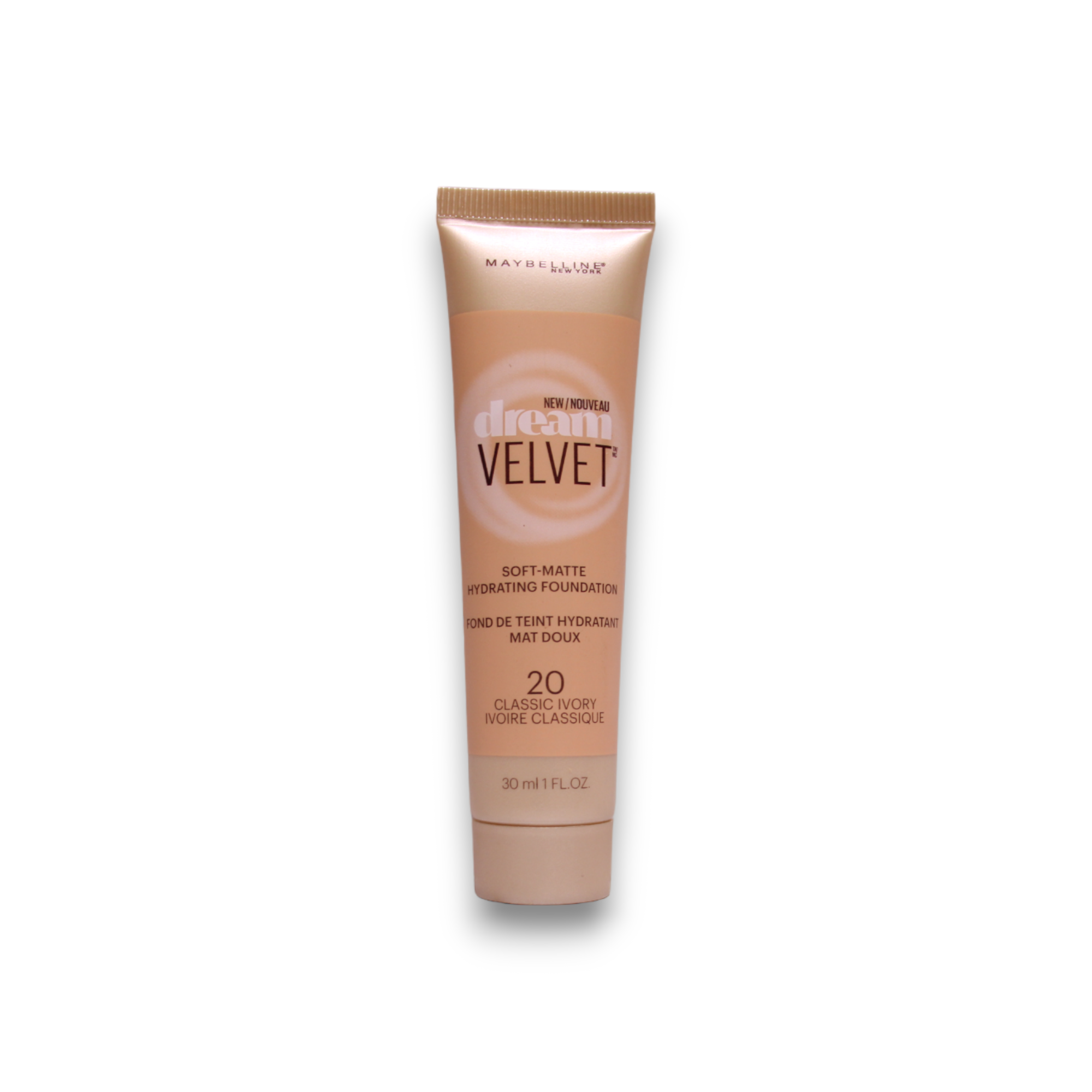 Maybelline Unelma Velvet Soft Matte Foundation 20 Classic Ivory 30 ml