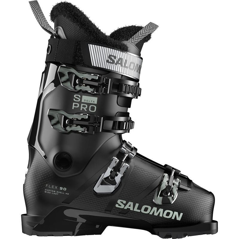 Salomon S/Pro Delta 90 W Gw Black/Black/Clearly Aqua - 22/22.5