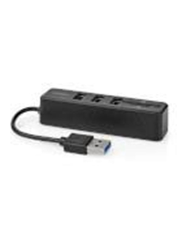 Nedis USB-keskitin | 1x USB-A | 3x USB A Female | 5-Porttinen port(s) | USB 2.0 | USB Virta | SD & MicroSD