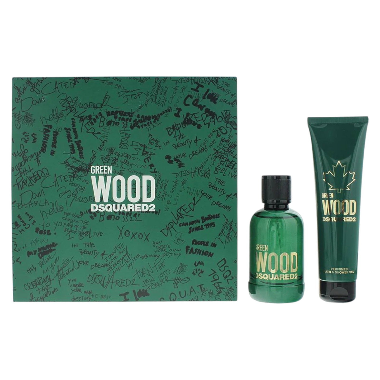 Dsquared2 Green Wood Set eau de toilette 100 ml ja suihkugeeli 150 ml - 100 ml
