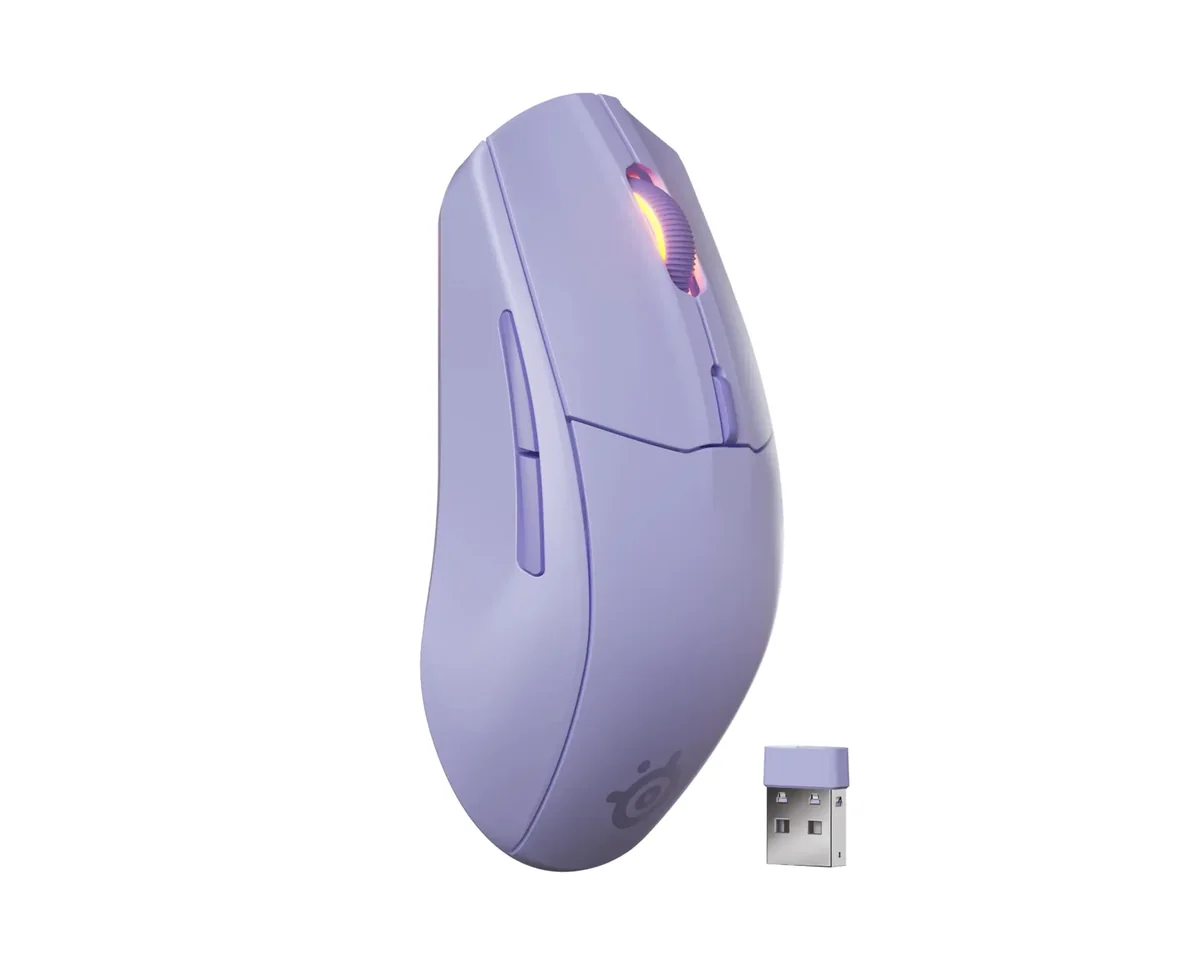 SteelSeries Rival 3 Wireless Gen 2 - Pelihiiri - Optinen - 6 painiketta - Violetti