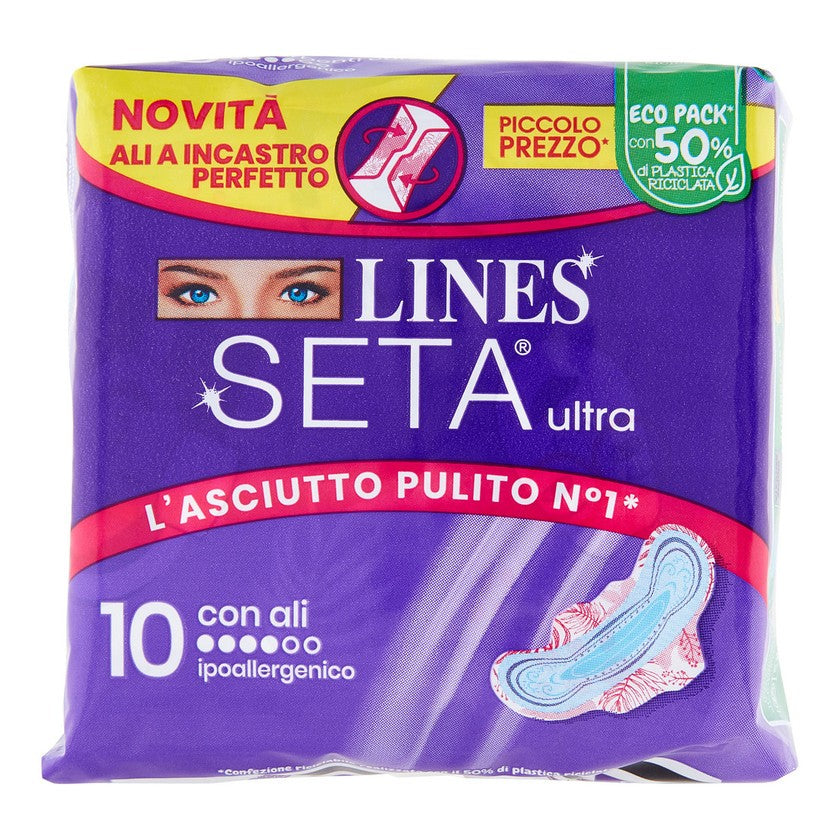 Lines Lines Seta Ultra Imukykyiset Siivet 10 Kappaletta