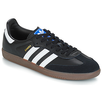 ADIDAS ORIGINALS Matalavartiset tennarit 'Samba' sininen / kulta / musta / valkoinen
