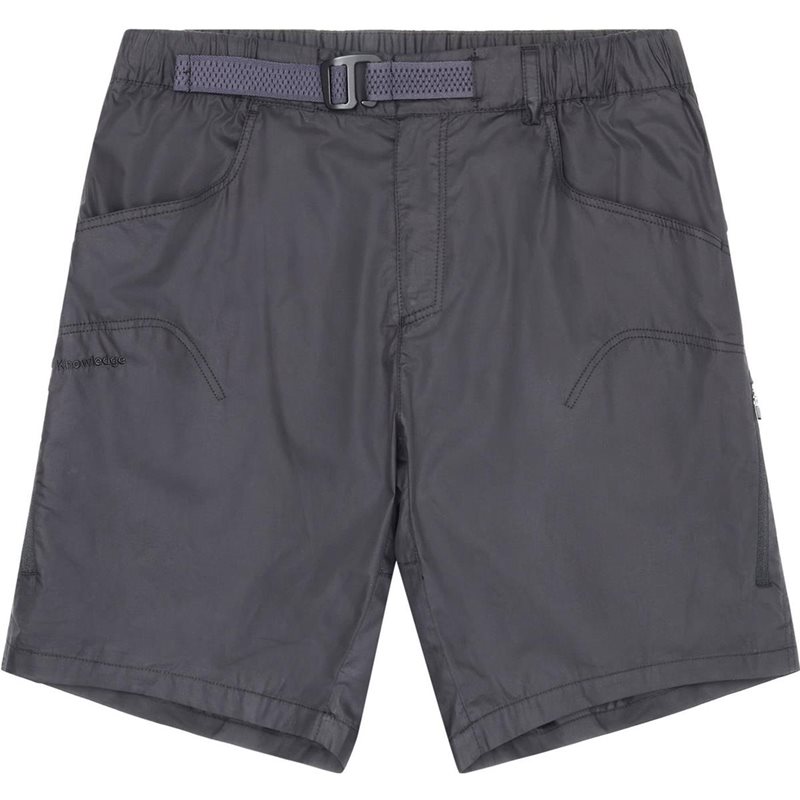 KnowledgeCotton Apparel Vent Ribstop 90 Lightweight Shorts Black Jet - L