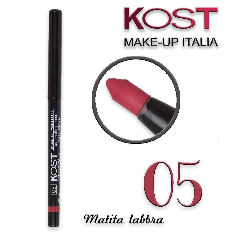 Automaattinen huultenrajauskynä Lip Contour Waterproof Kost 05