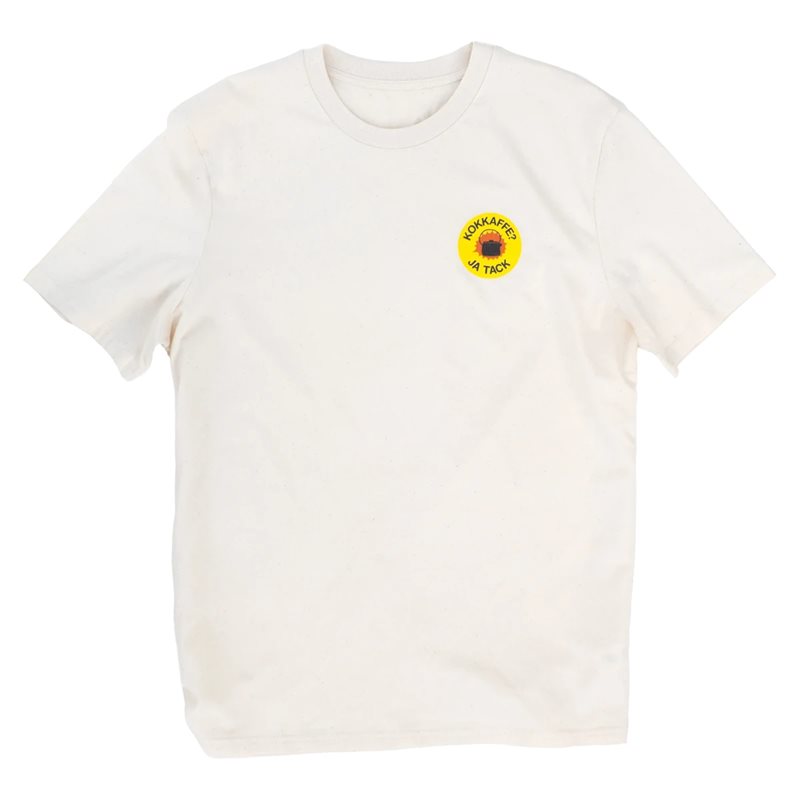 Lemmel Kaffe T-Shirt Kokkaffe Ja Tack Raw Nat. White - L