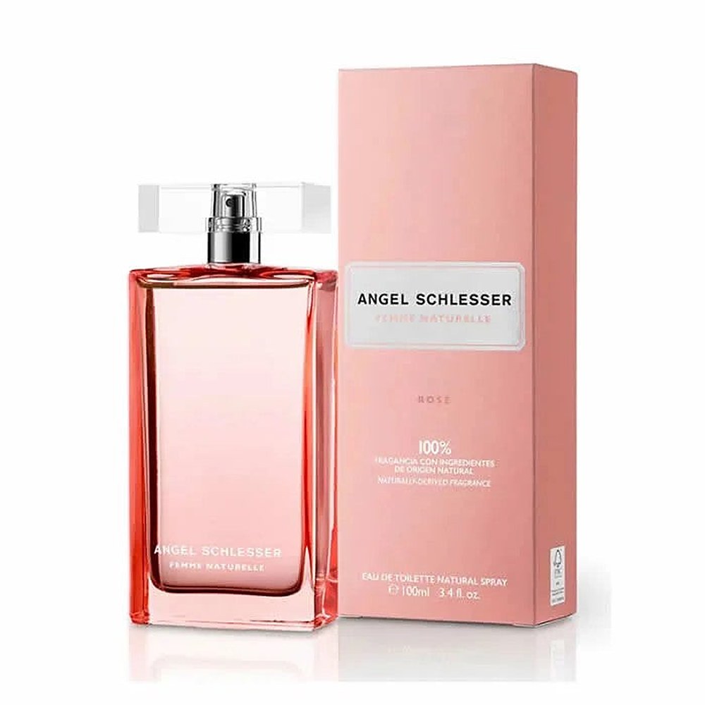 Angel Schlesser Femme Naturelle Rose Eau De Toilette Spray 100 ml