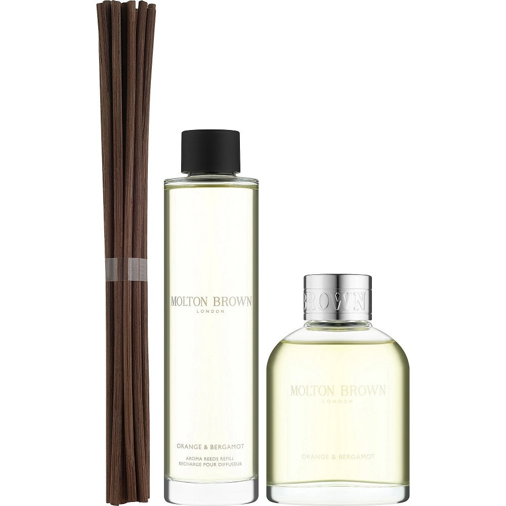 Molton brown Tuoksudiffuusorin lahjasetti + Appelsiini ja bergamotti täyttöpakkaus 150ml