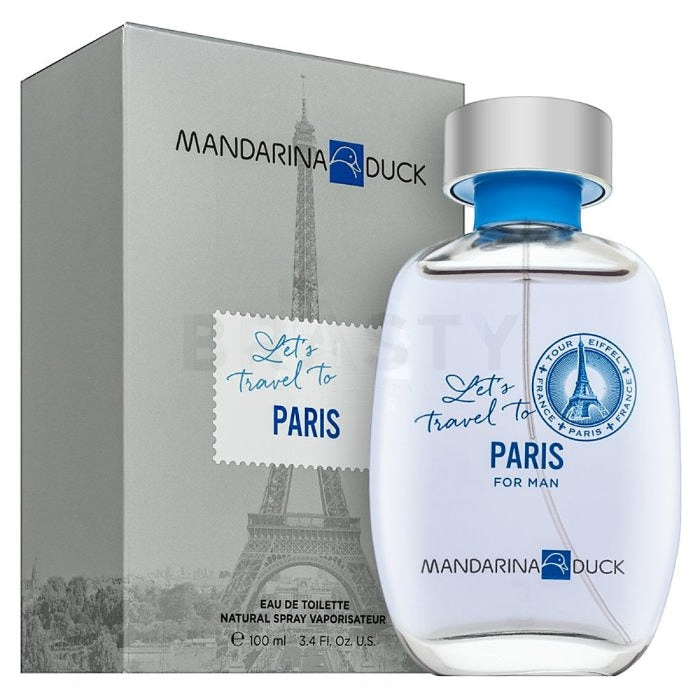 Mandarina Duck Let's Travel To Paris Eau de Toilette miehille 100 ml