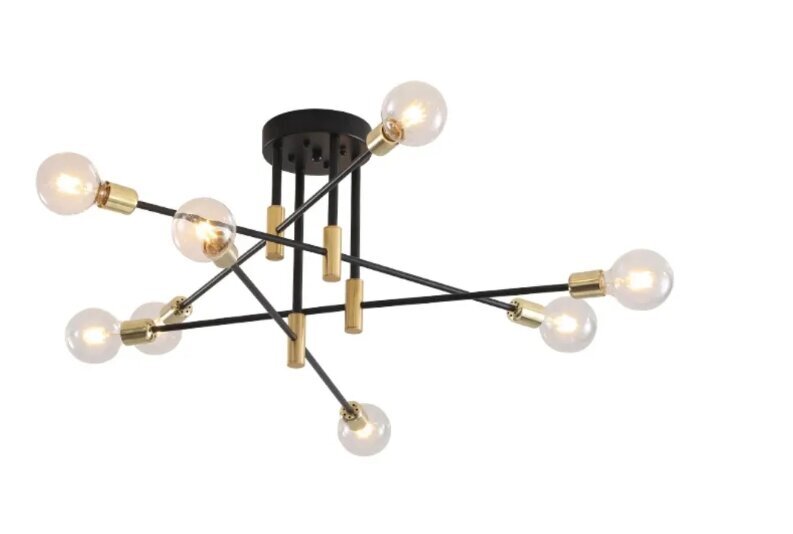 TOOLIGHT riippuva kattovalaisin APP733-8C mustakulta, 70x70x37cm