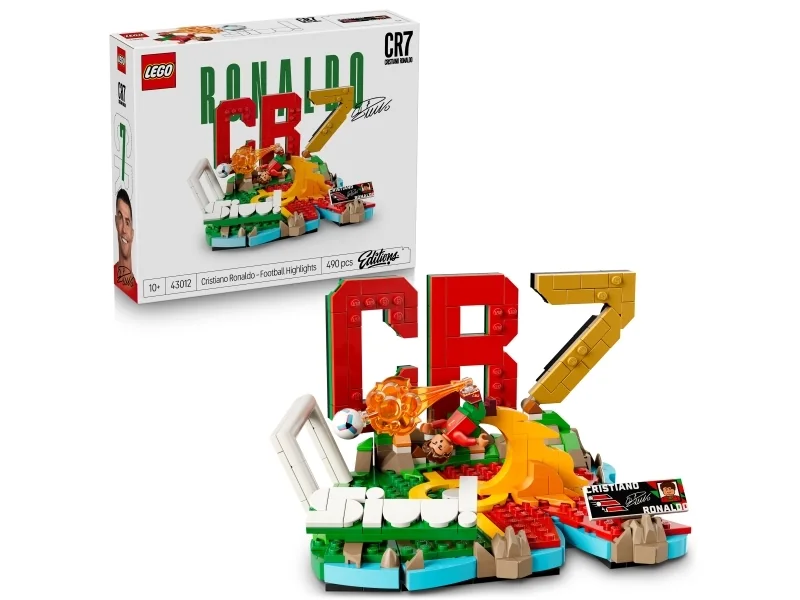 LEGO Editions Football 43012 Cristiano Ronaldo – jalkapallon tähtihetket
