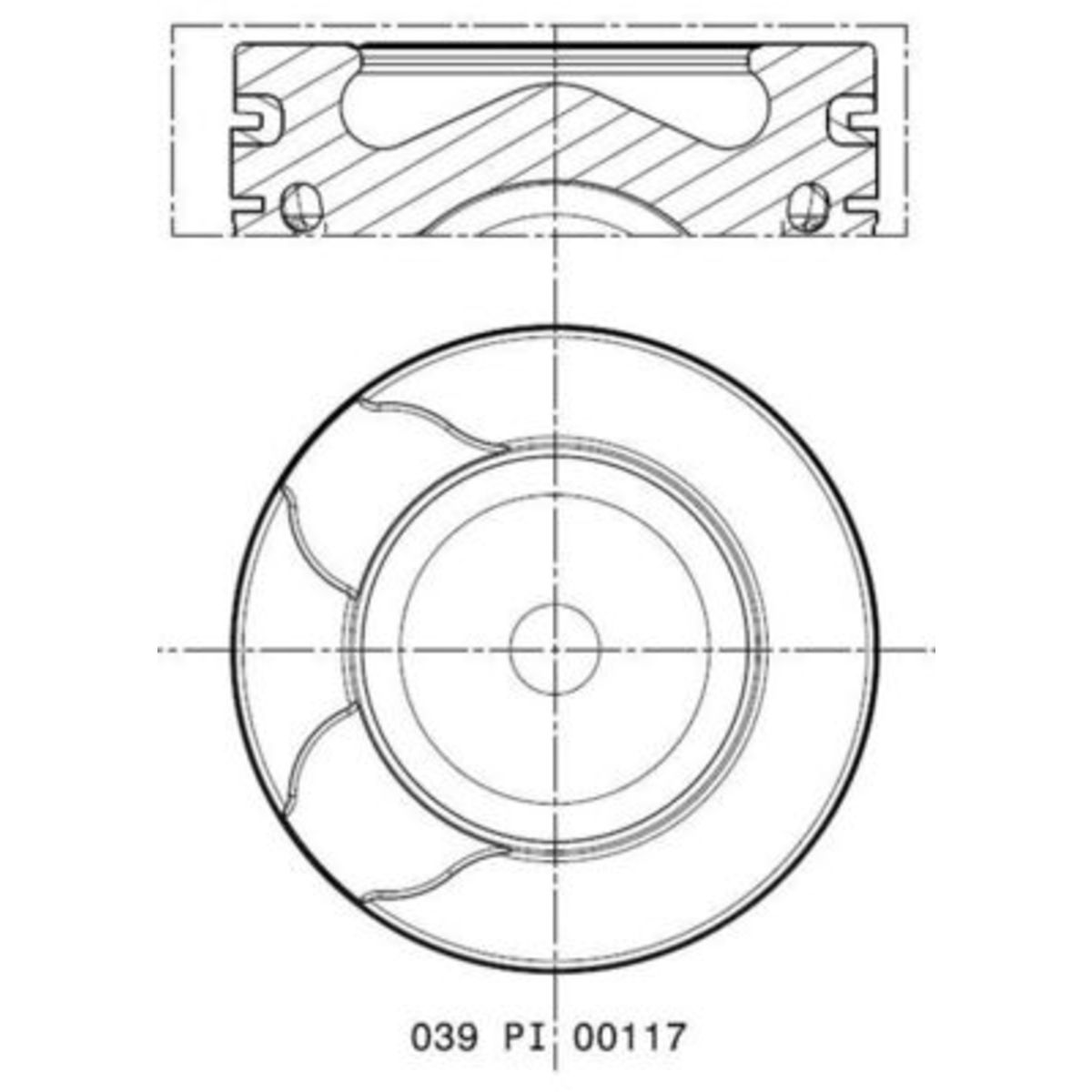 Männät MAHLE 039 PI 00117 000