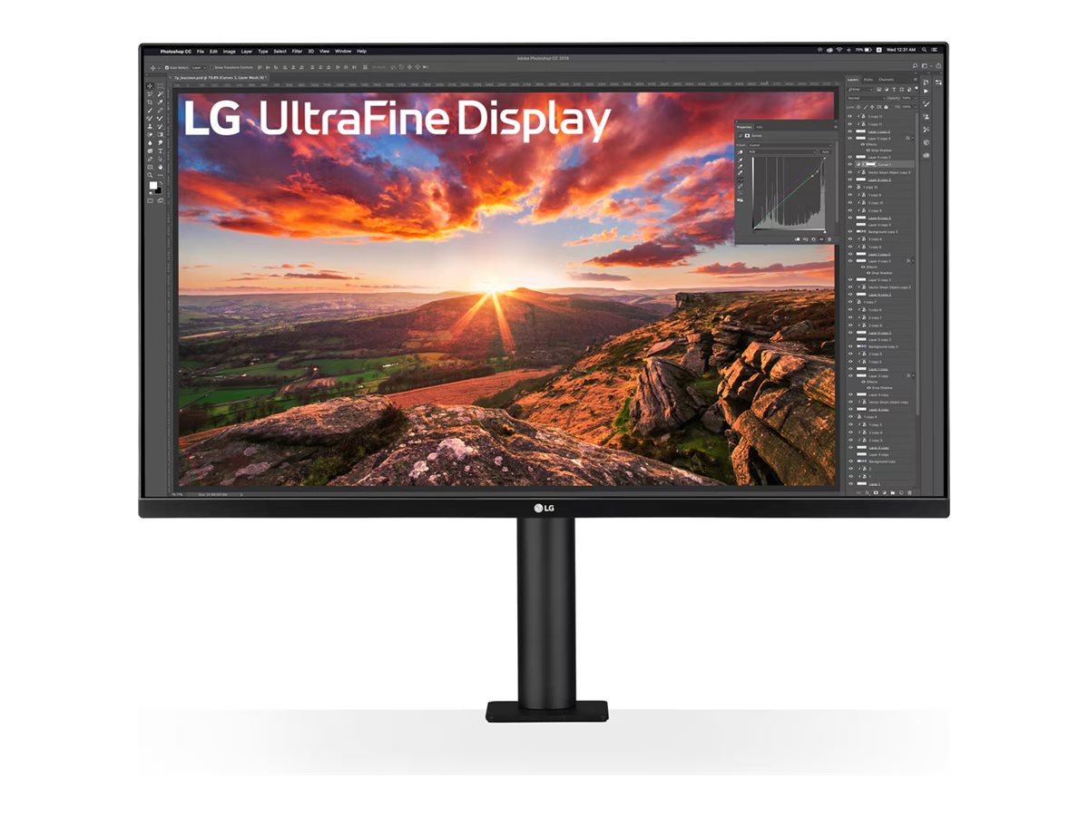 32" LG UltraFine Ergo 32UN880K-B - 3840x2160 (4K) - 60Hz - IPS - 60W USB-C
