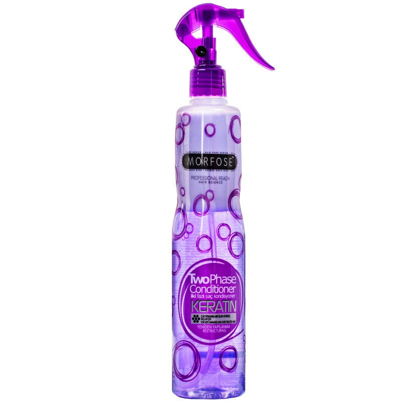 Morfose Two Phase Conditioner Keratiini - kaksivaiheinen hoitoaine keratiinilla hiuksille, 400 ml