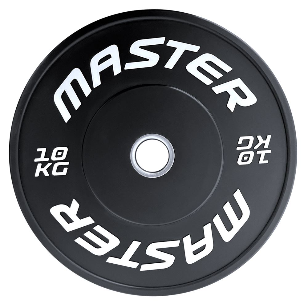 Master Fitness Bumperplate, Viktskivor bumper - 10 kg