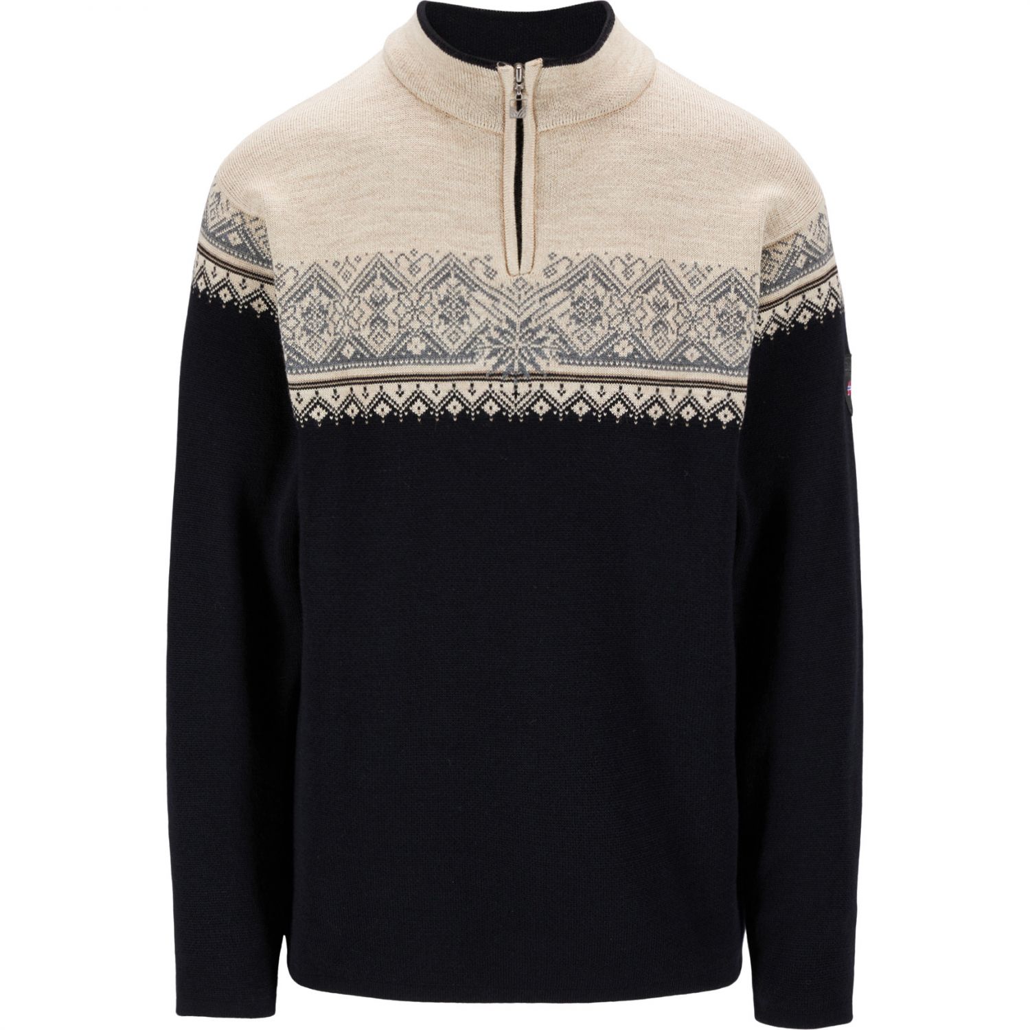 Dale of Norway Moritz, villapaita, miesten, musta/beige