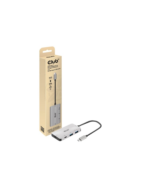 Club 3D Type-C PD Charging Hub -hubi