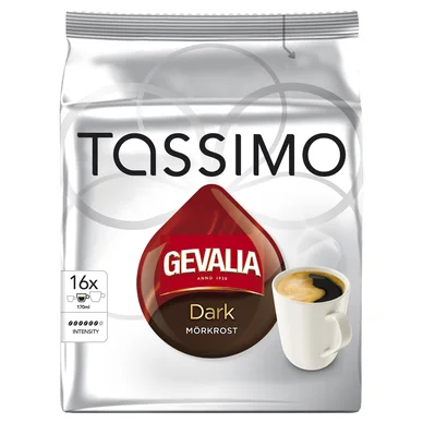 Tassimo Gevalia Tassimo tumma paahto kahvikapselit, 16 annosta 7622300455590 Vastaa: N/A