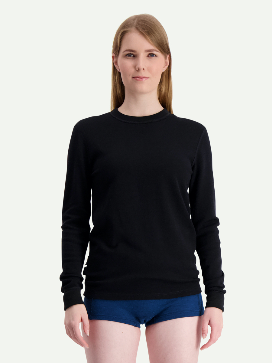 Svala Merino Extreme O-Neck -paita Musta XXS