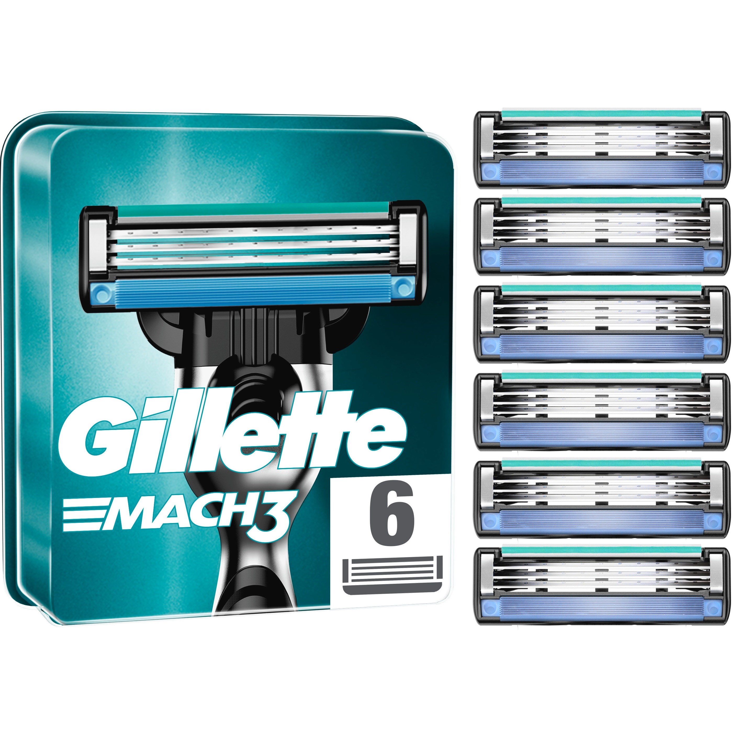 Gillette Mach3 Base 6 pcs
