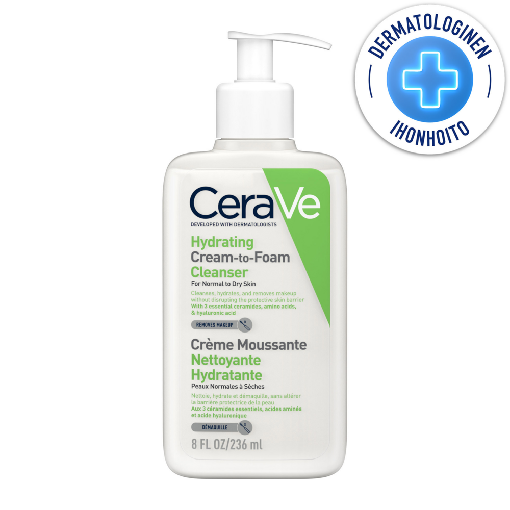 CeraVe Hydrating Cream-To-Foam Cleanser 236 ml