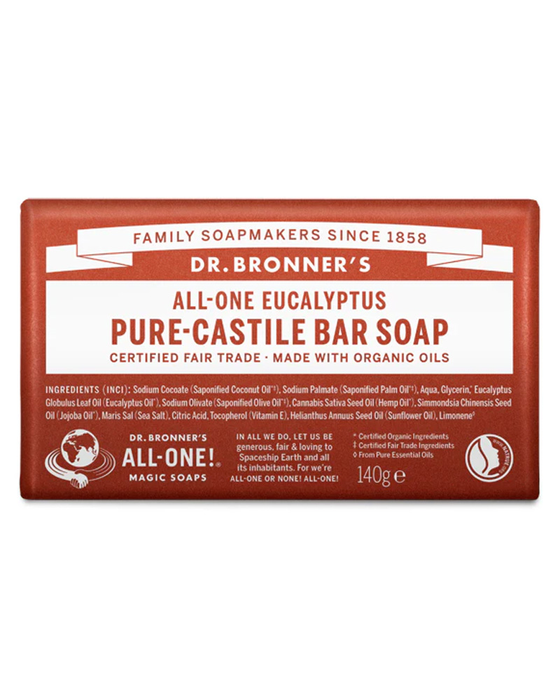 Dr. Bronner's BarSoap Eukalyptus 140 g