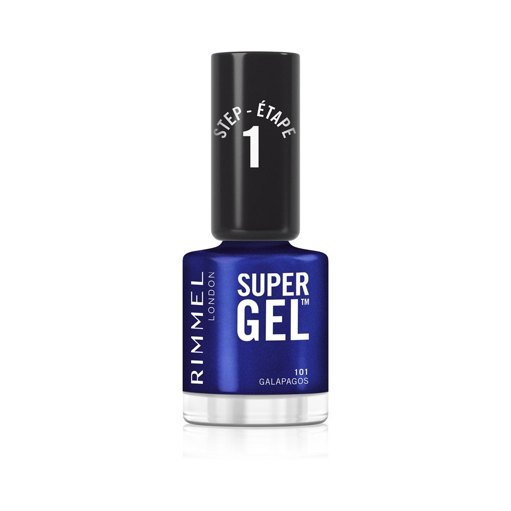 Rimmel Supergeelikynsilakka ilman UV/LED-lamppua, väri 101 Galapagos 12 ml
