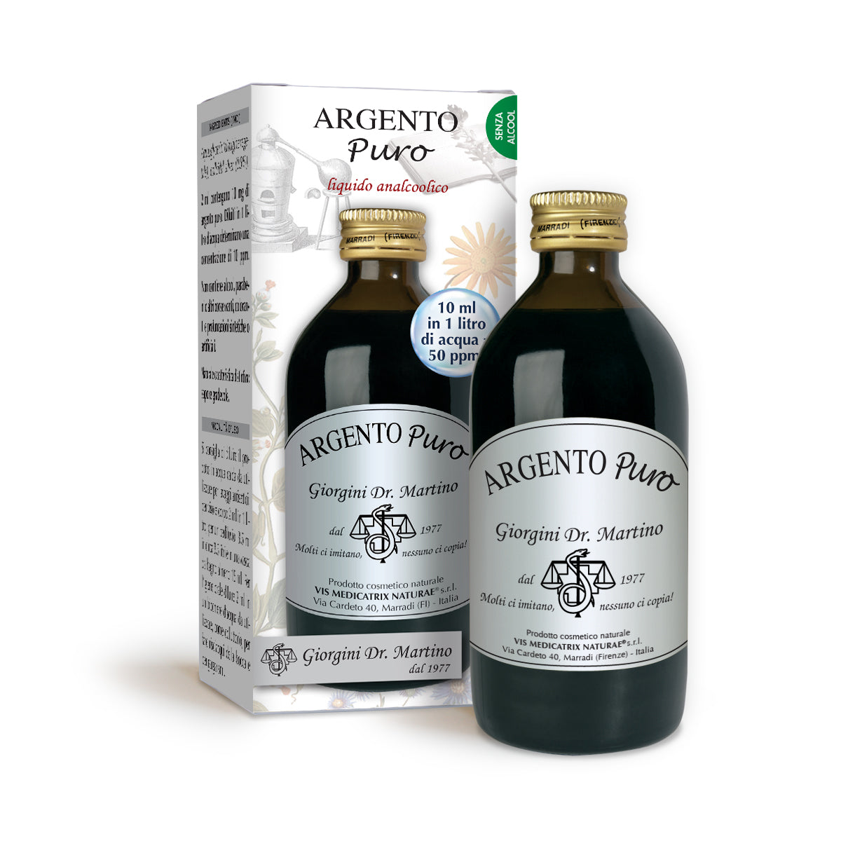 Dr Giorgini Pure Silver alkoholiton neste 200 ml