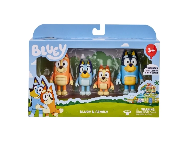 Bluey KUVA 4PK - sekalainen S1