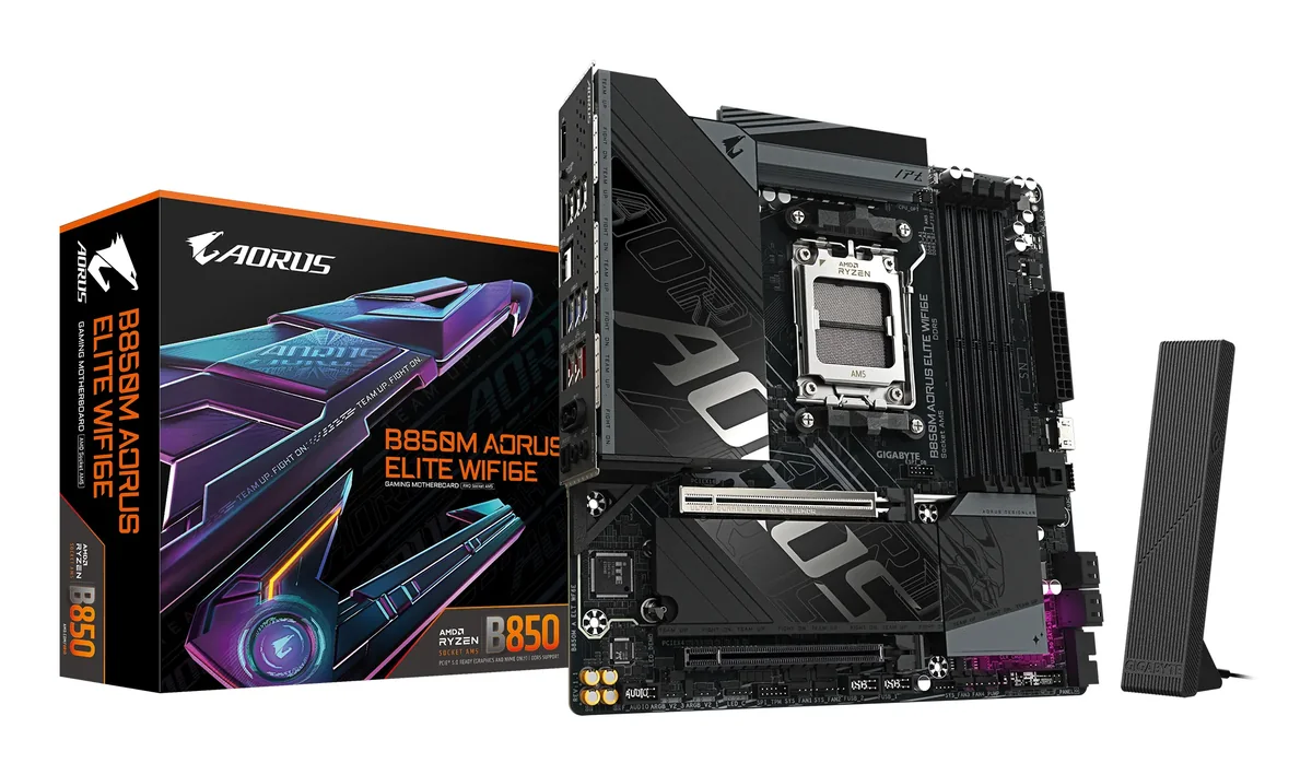 Gigabyte Aorus B850M Elite WiFi 6E AM5 mATX -emolevy