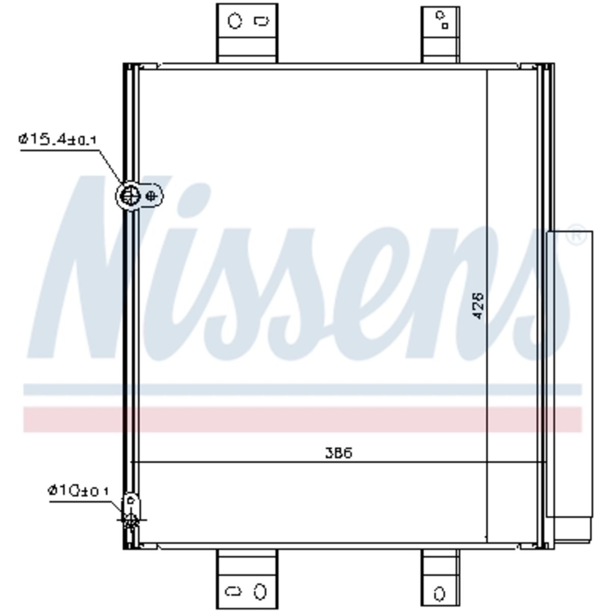 Lauhdutin, ilmastointilaite NISSENS 940492