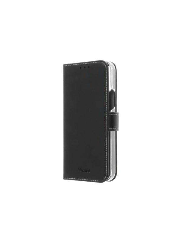 Insmat Exclusive Flip Case lompakkokotelo, iPhone 12 / 12 Pro, musta