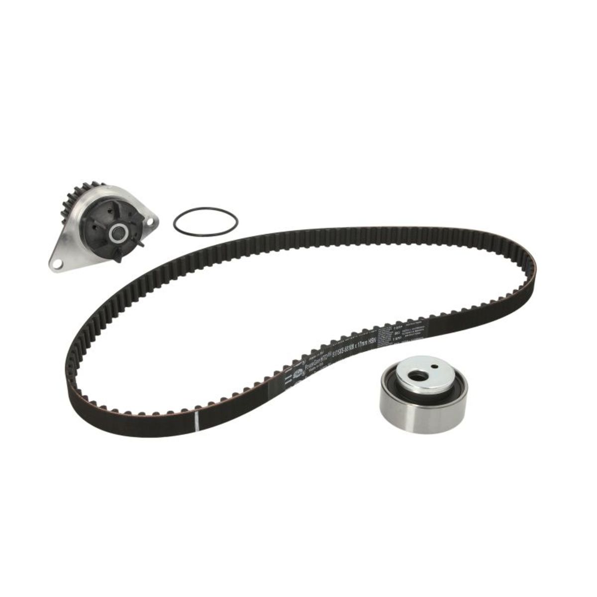 Vesipumppu + jakohihnasarja GATES KP15175XS-1