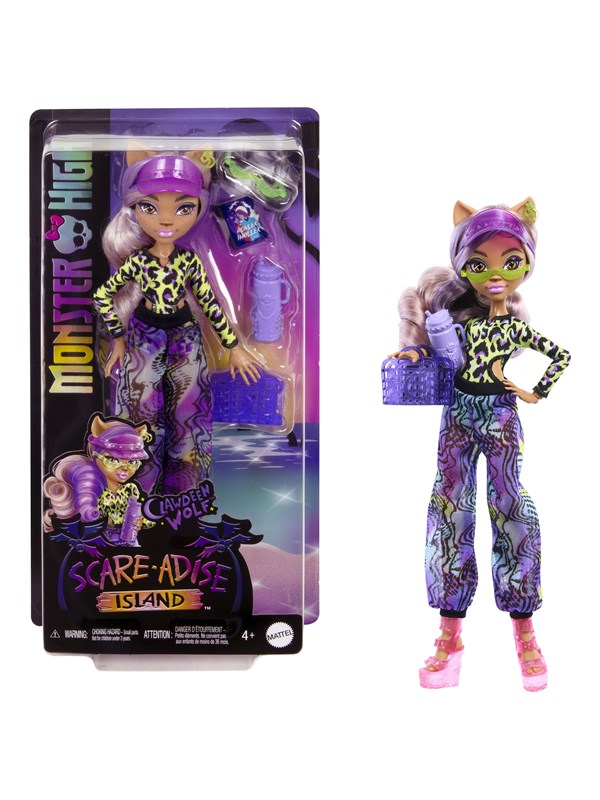 Monster High Scare-adise Island Clawdeen -nukke