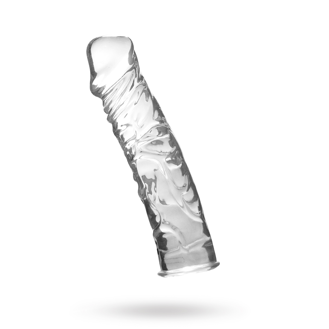 Crystal Pleasures Clear 18cm Dildo