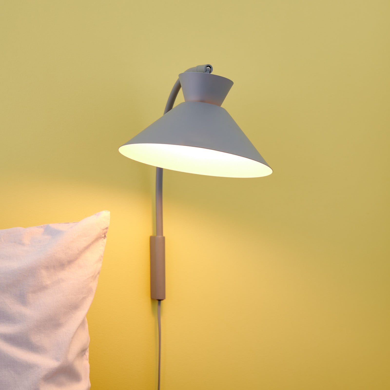 Dial Seinävalaisin Grey - Nordlux - Olohuone - Skandinaavinen - Metalli - Yksilamppuinen