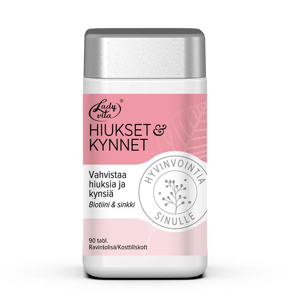 LadyVita Hiukset & Kynnet 90 tabl