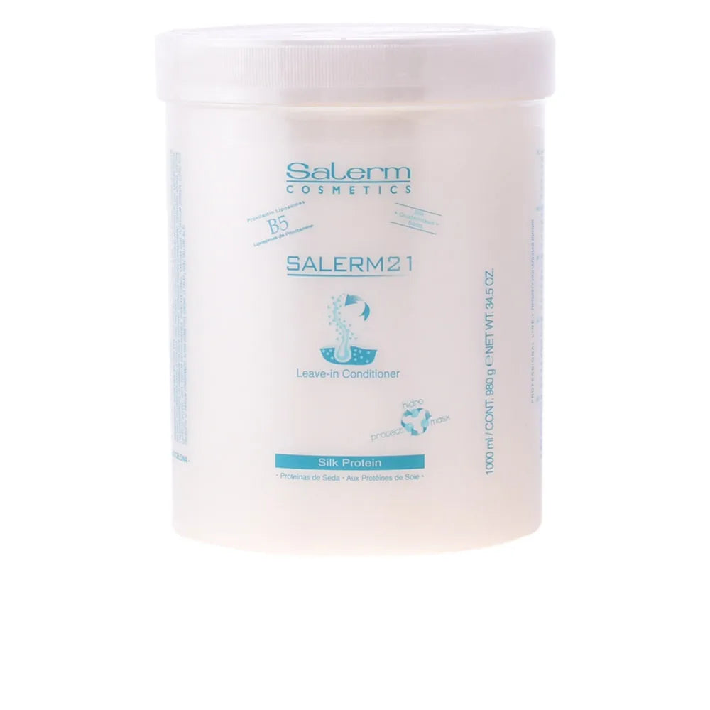Salerm Cosmetics 21 Silk Protein Leave-in Conditioner — silkkiproteiinia sisältävä hoitoaine ilman huuhtelua 1000 ml